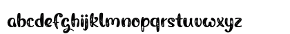 Rough Owl Regular Lowercase Preview
