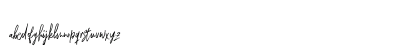 Chester Brush Regular Lowercase Preview