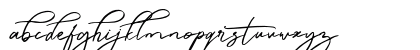 Caramello Free Regular Lowercase Preview