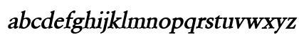 Garrick BoldItalic Lowercase Preview