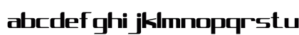 Rostero Regular Lowercase Preview