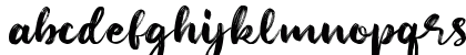 Mella Nissa Regular Lowercase Preview