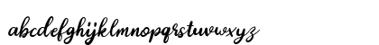Just Dream Regular Lowercase Preview