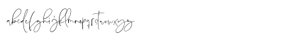 Karlena Hudson Regular Lowercase Preview