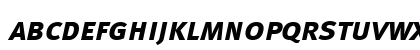 Meta Bold Italic Lowercase Preview