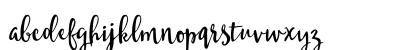 Mellanie Regular Lowercase Preview