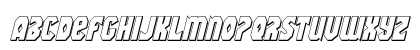 Warrior Nation 3D Italic Lowercase Preview