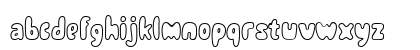 Wylon Outline - Demo Outline Regular Lowercase Preview