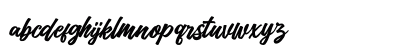 Kedmote Script Regular Lowercase Preview