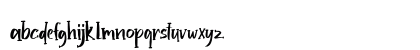 Happy Bright Regular Lowercase Preview
