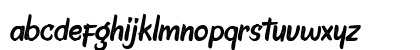 Faito Rough Regular Lowercase Preview
