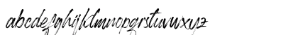 Roughmarker Regular Lowercase Preview