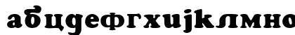 C_CooperBlackKIR Thin Lowercase Preview