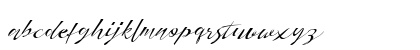 Herdrey Regular Lowercase Preview