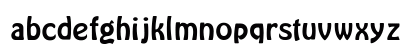 HarlequinFLF Regular Lowercase Preview