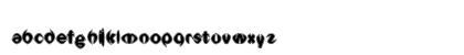 ZaftigOne Regular Lowercase Preview