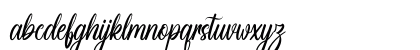 Paradise Love Regular Lowercase Preview