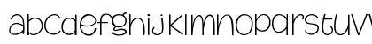 Mythical Garden Thin Lowercase Preview