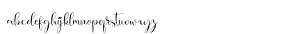 Modylove Regular Lowercase Preview