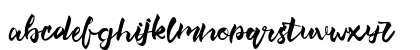 mosttie Regular Lowercase Preview
