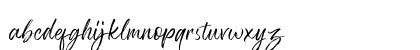 Zephyrush Regular Lowercase Preview
