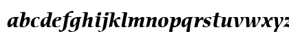CerigoITC Bold Italic Lowercase Preview