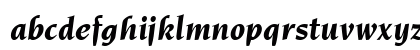 NovareseITC Bold Italic Lowercase Preview