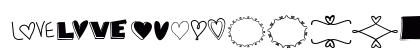 MF Heart Stuff Regular Lowercase Preview