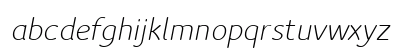 Speak-RegularItalic Regular Preview