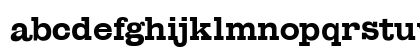 Giza Regular Lowercase Preview