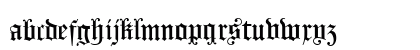 Koenigsberger Gotisch UNZ1L Regular Lowercase Preview