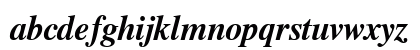 TimokU BoldItalic Lowercase Preview