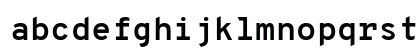 Overpass Mono Bold Lowercase Preview