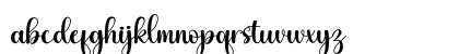 Vallentina Regular Lowercase Preview