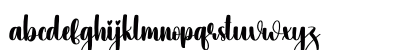 Warm Regular Lowercase Preview