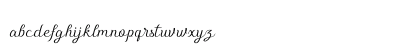 Shelly Script Regular Lowercase Preview