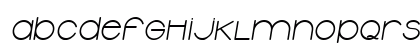 Typolino Bold Italic Lowercase Preview