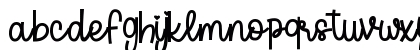 Aloha March Regular Lowercase Preview