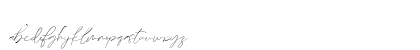 Germany Script Regular Lowercase Preview
