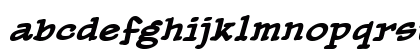 PaperBoy BB Italic Lowercase Preview