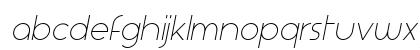 Aspergit Italic Lowercase Preview