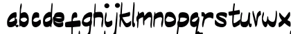 Aisyah Regular Lowercase Preview