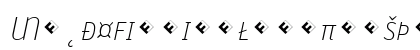 Unit-ThinSCItalicExpert Regular Preview