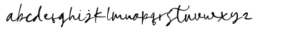 Sinta Mellia Regular Lowercase Preview