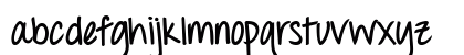 Throw My Hands Up in the Air Bold Lowercase Preview