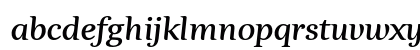 EstaPro Bold Italic Lowercase Preview