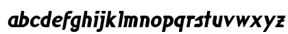 Cuban BoldItalic Lowercase Preview