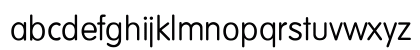 YUVogueR Regular Lowercase Preview