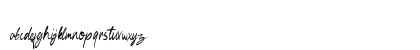 Black Widow Regular Lowercase Preview