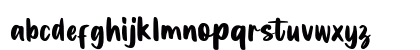 Woodlandia Regular Lowercase Preview